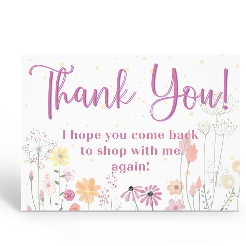 Unbranded Thank You Cards